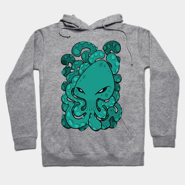 Octopus Squid Kraken Cthulhu Sea Creature - Arcadia Hoodie by BigNoseArt